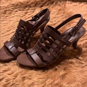 Franco Sarto brown gladiator style sandal